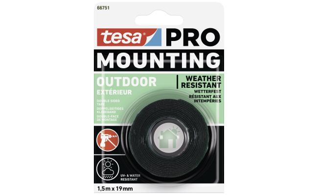 Tesa PRO Mounting Outdoor 1.5m*19mm